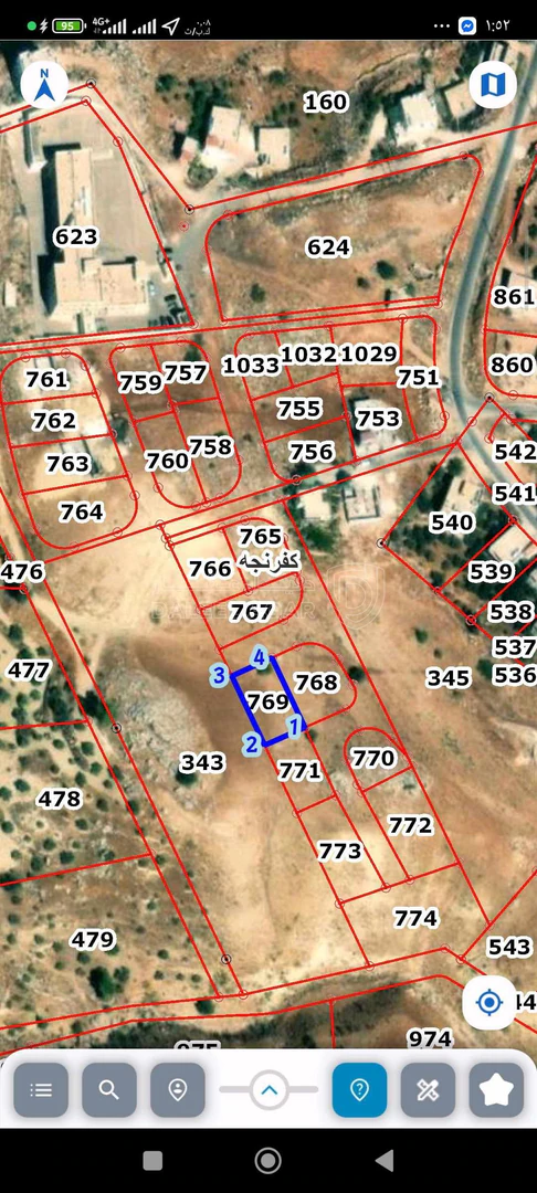 أرض في ارض من ارضي الحرث - 11,000 دأ - صورة 1