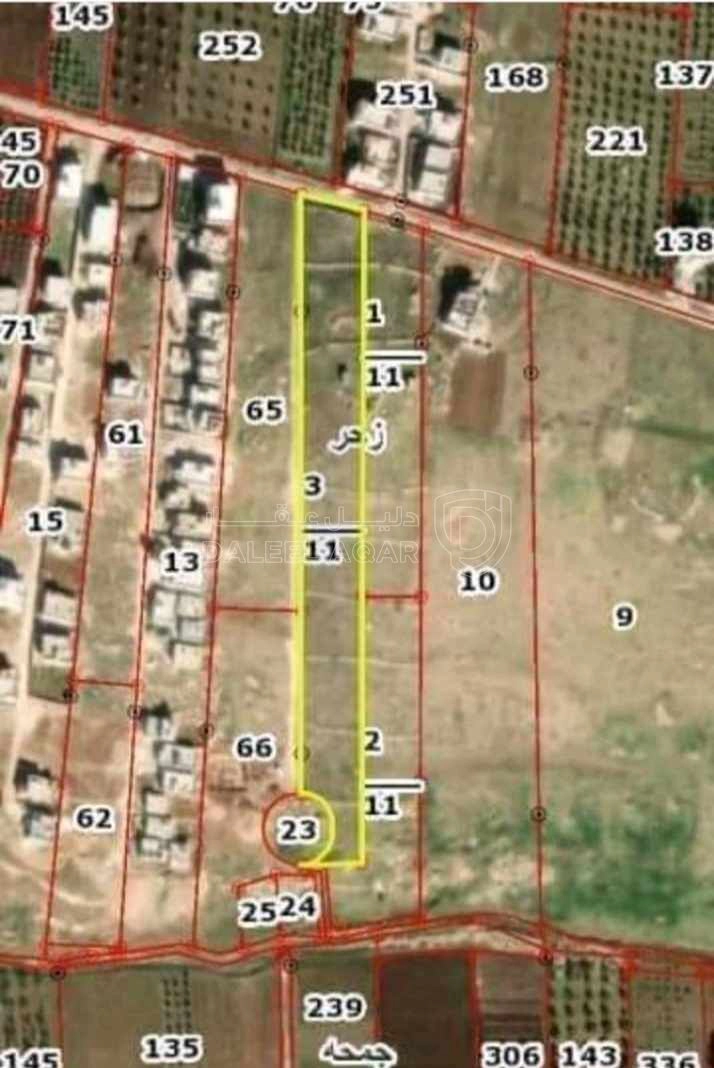 أرض في اربد زحر غرب بلديه الجديده ب 500 متر - 35,000 دأ - صورة 1