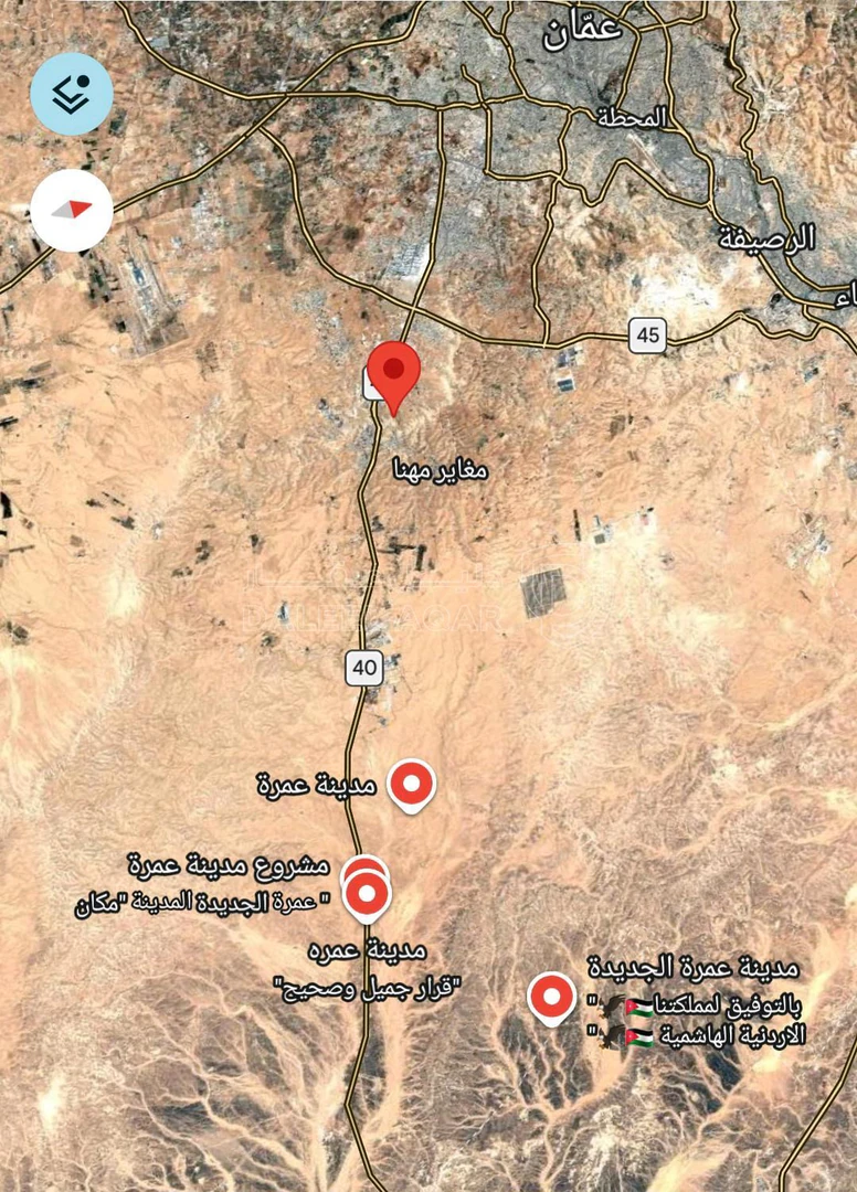 أرض في النقيرة 31.826655,36.092086 - 29,000 دأ - صورة 1