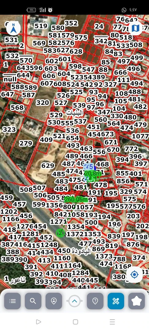 أرض في عمان البنيات - 230,000 دأ - صورة 1