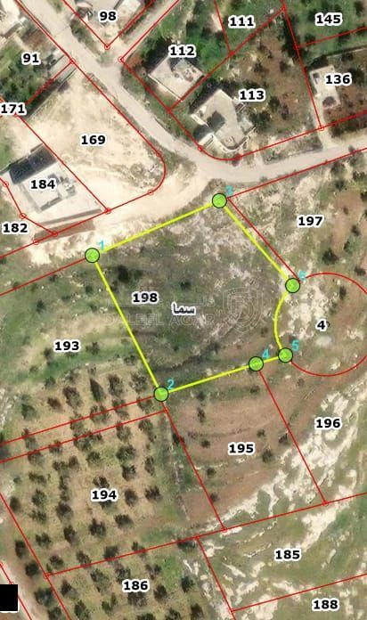 أرض في سما الروسان - إربد  - 55,000 دأ - صورة 1