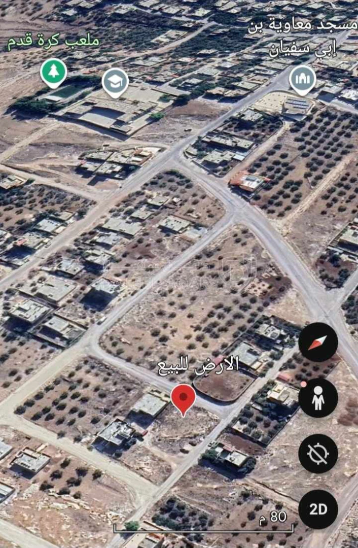 أرض في اربد بيت راس حوض عين النقاطة - 21,500 دأ - صورة 1