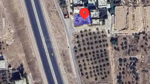 أرض في كفريوبا  الفطم الشمالي تحت شرق الدائري  - 17,000 دأ - صورة 1
