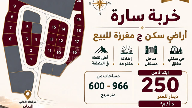 أرض - عمان، البيادر - 190000 دأ