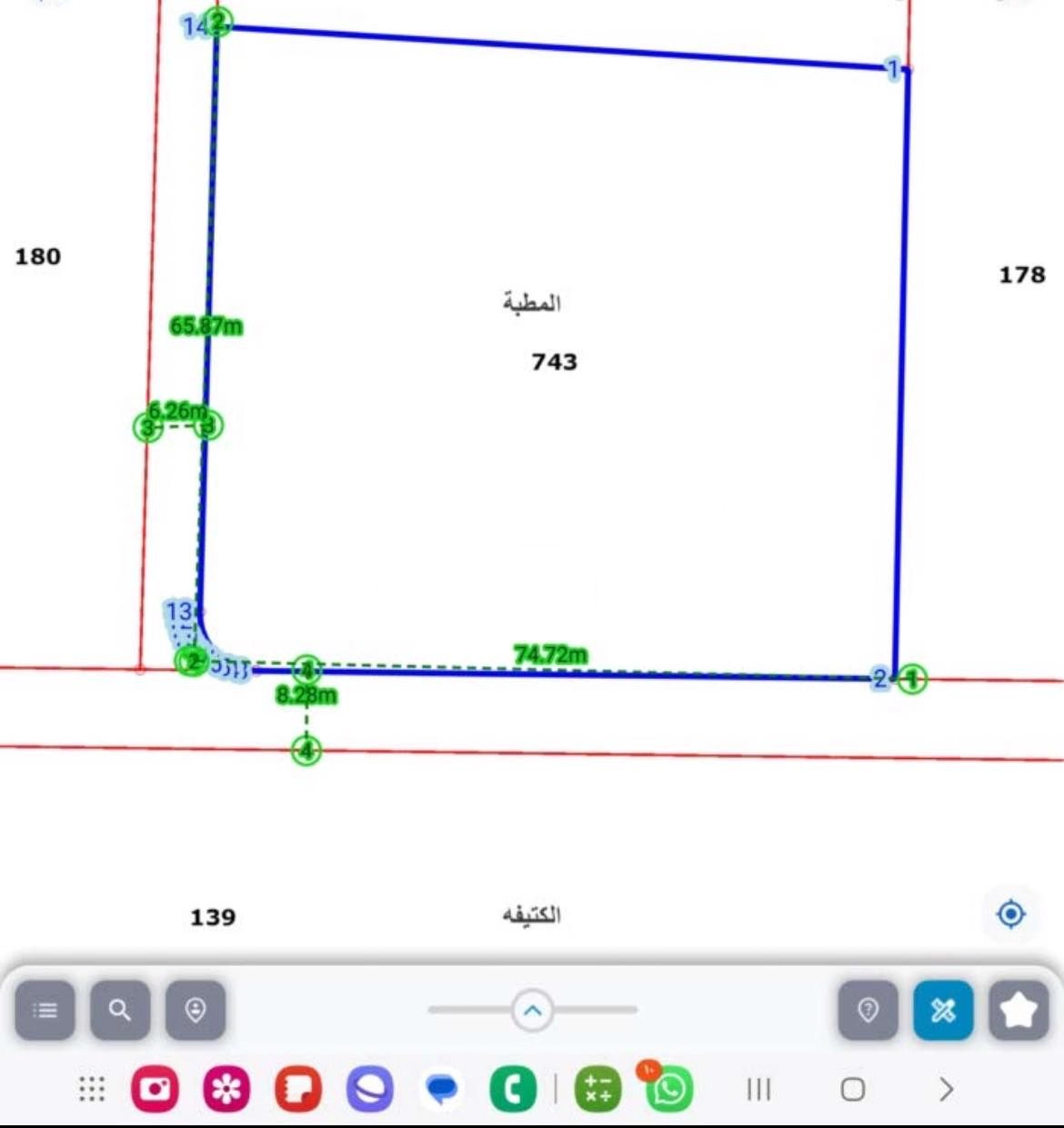 أرض في اراضي الموقر المطبة كاش او اقساط  - 22,000 دأ - صورة 1