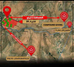 أرض في اراضي الموقر المطبة كاش او اقساط  - 22,000 دأ - صورة NaN