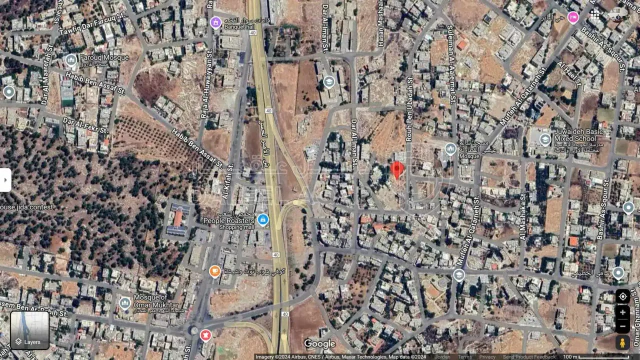 أرض - جنوب عمان منطقة الجويدة  - 50000 دأ