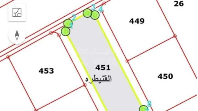 أرض - القنيطره المجالده قرب شارع ٣٠م مساحة ٤ دنم - 22000 دأ