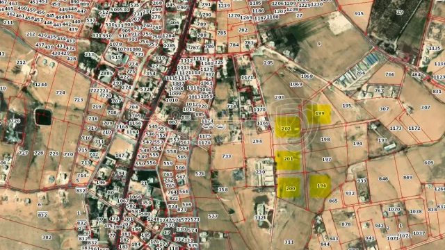 أرض في قطعة لواء الجيزة ارينبة الغربية  - 104,310 دأ - صورة 1