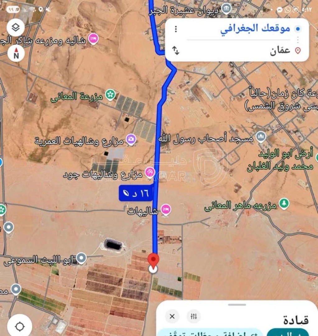 أرض في ارض للبيع ذهيبة غربيه قرب شاليهات - 18,500 دأ - صورة 1