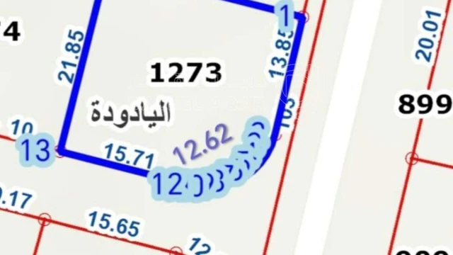 أرض في اليادودة إسكان أشكو  - 70,000 دأ - صورة NaN