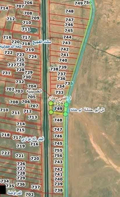 أرض في الحسينيه معان  - 3,000 دأ - صورة 1