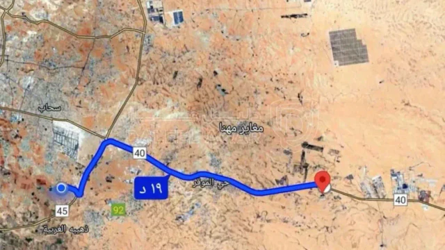 أرض في ارض للبيع على شارعين المطبة الموقر  - 25,000 دأ - صورة 1