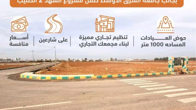 أرض - الطنيب حوض العيادات  - 220000 دأ