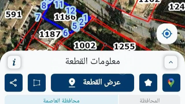 أرض في قرب الدوار الرابع مقابل مستشفى الاردن - 1,450,000 دأ - صورة NaN