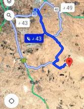 أرض في ارض للبيع مسترة الفالج على شارعين  - 22,000 دأ - صورة NaN