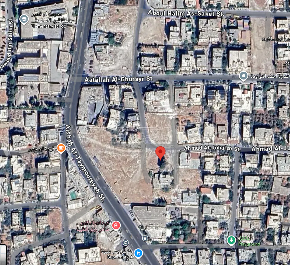 أرض في شارع احمد الجحيش, المقابلين - 125,000 دأ - صورة 1