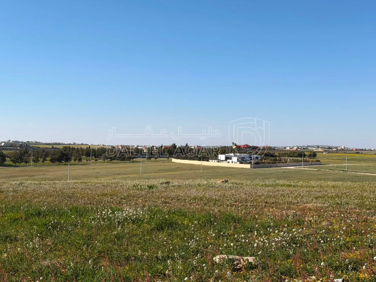 أرض في شارع الاربعين - طريق المطار - 36,000 دأ - صورة 1