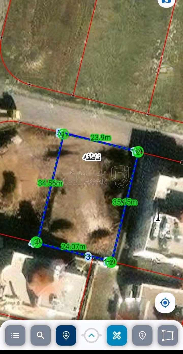 أرض في اربد ايدون غرب قصر العوادين تنظيم أ خاص فروخ - 185,000 دأ - صورة 1