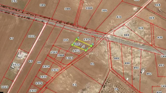 أرض - للبيع قطعة أرض في( الوسية) خلف كازية المعايطة - 23000 دأ