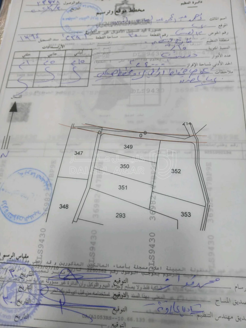 أرض في جرش برما - 90,000 دأ - صورة 1