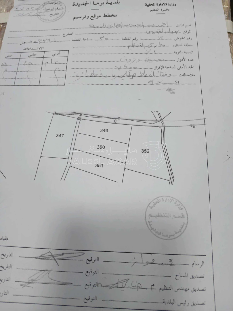 أرض في جرش برما - 90,000 دأ - صورة 1
