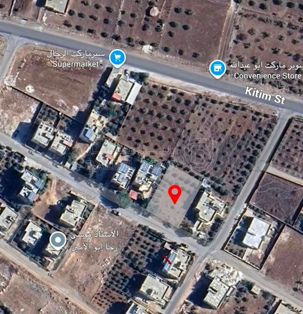 أرض في الحصن طريق كتم حوض المراح وأم الغزلان - 49,000 دأ - صورة 1