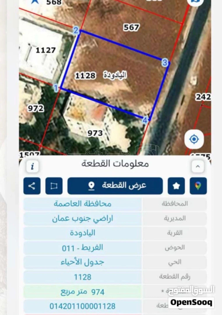 أرض في اسكان الصيادلة - 112,000 دأ - صورة 1