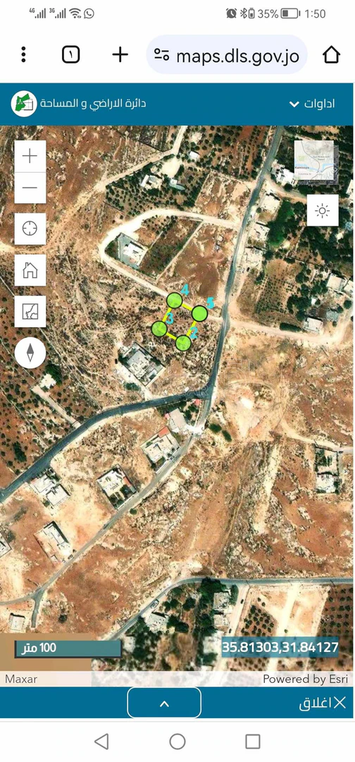 أرض في ناعور - ابوغزلان - قرب مسجد أبوبكر الصديق - 60,000 دأ - صورة 1