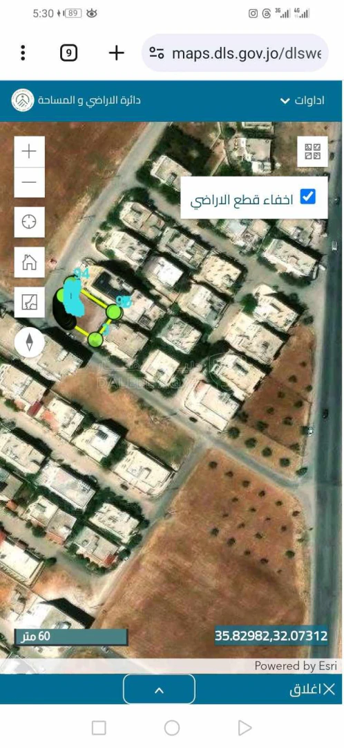 أرض في ٤٥٥ متر قوشان مستقل المضمار قرب قصر الروبي  - 47,000 دأ - صورة 1