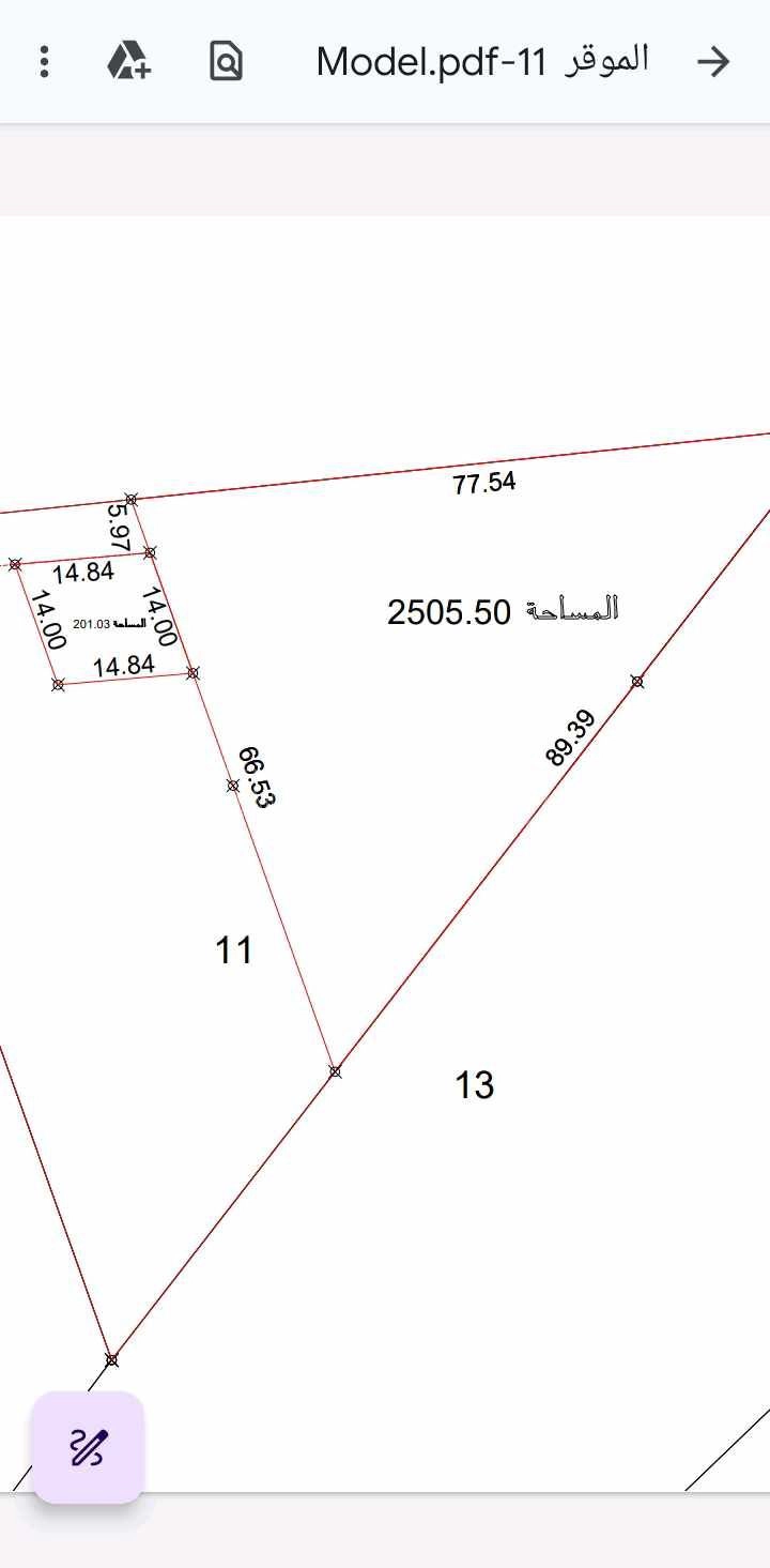 أرض في الموقر الفيصليه - 4,200 دأ - صورة 1