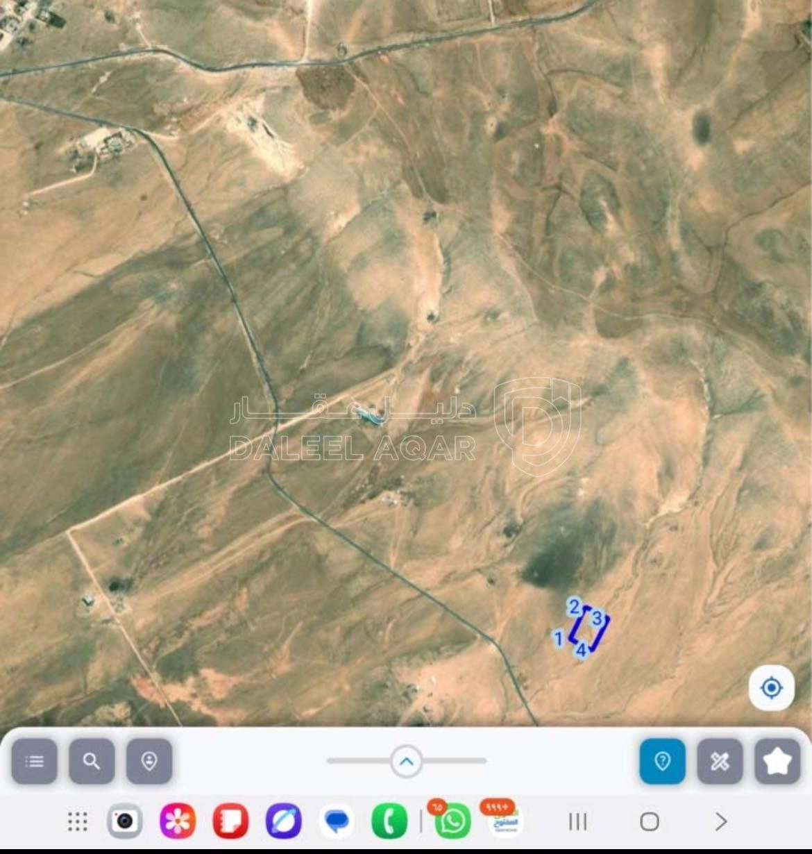 أرض في ارض للبيع القنيطره حوض الجالده - 22,000 دأ - صورة 1