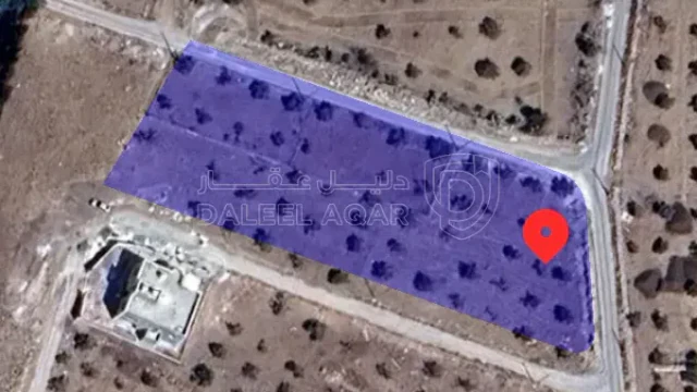 أرض في اربد جمحة...حد كفريوبا من الغرب  - 15,500 دأ - صورة 1