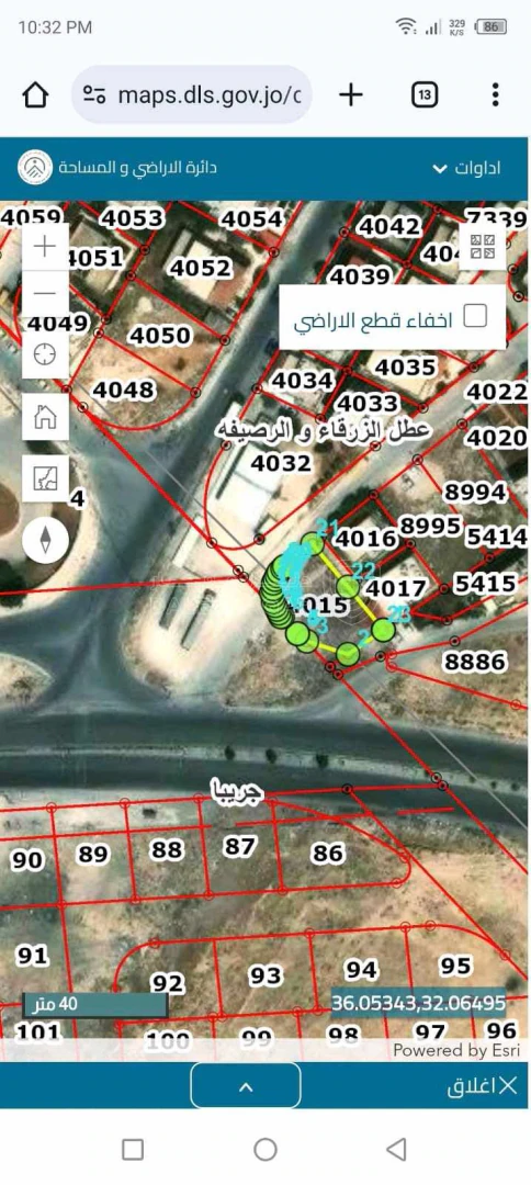 أرض في قطعة أرض تجاري في الزرقاء الزواهره على شارع بيرين - 120,000 دأ - صورة 1