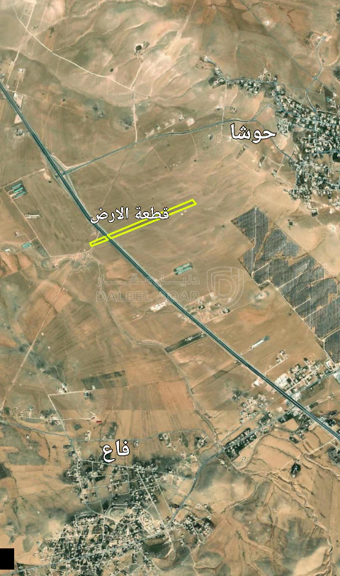 أرض في فاع شارع اربد المفرق - 200,000 دأ - صورة 1