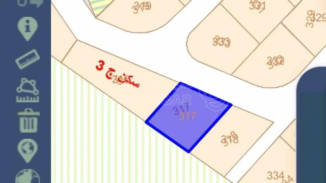 أرض - مرج الحمام /ام عبهرة / قرب مديرية الترخيص - 73000 دأ