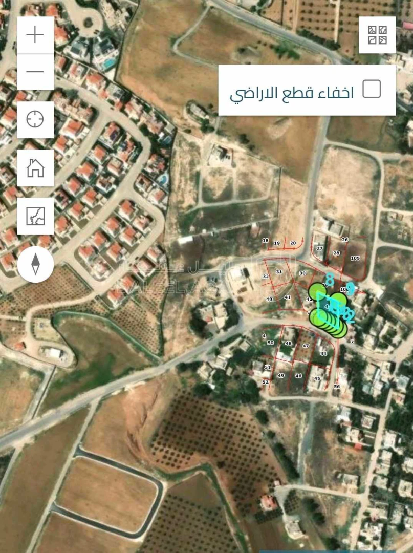 أرض في خلف كمباوند  الاندلسيه  - 85,000 دأ - صورة 1