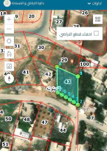 أرض في خلف كمباوند  الاندلسيه  - 65,000 دأ - صورة NaN