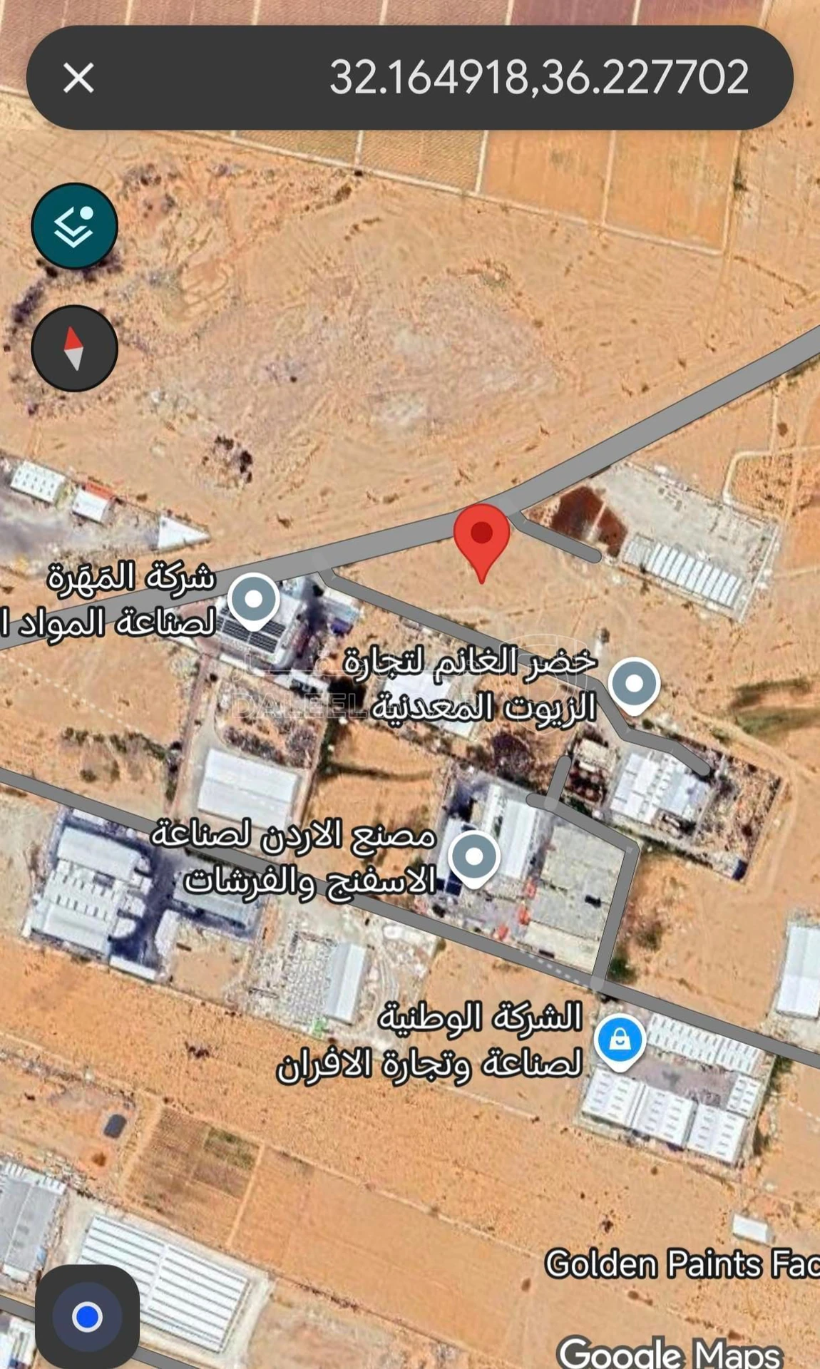 أرض في مثلث الخالدية باتجاه السعدية جانب شركة المهرة - 160,000 دأ - صورة 2