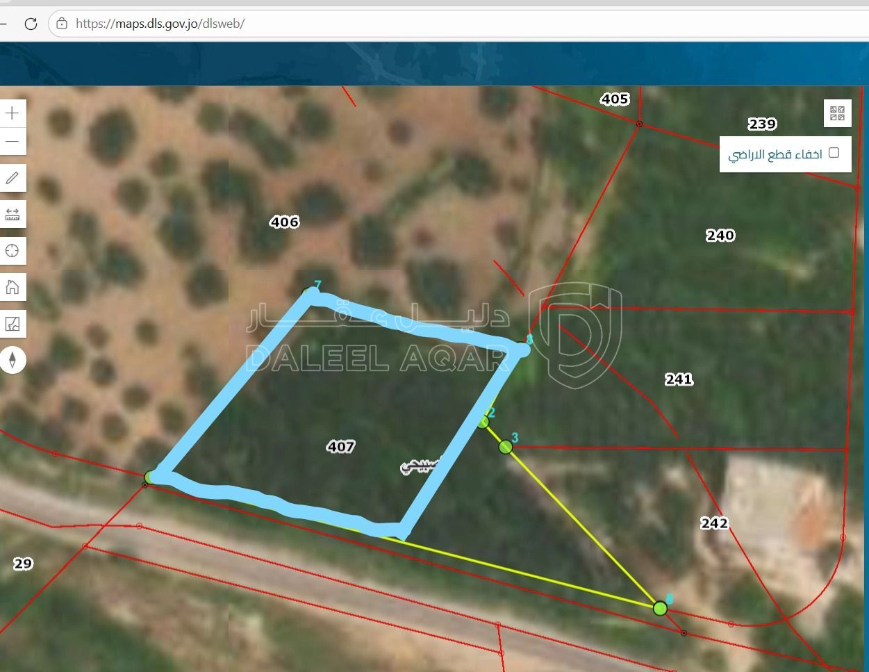 أرض في السلط - الصبيحي - 37,000 دأ - صورة 1