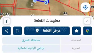 أرض في البادية الشمالية الشرقية. دير الكهف .خشاع القن  - 2,000 دأ - صورة 1