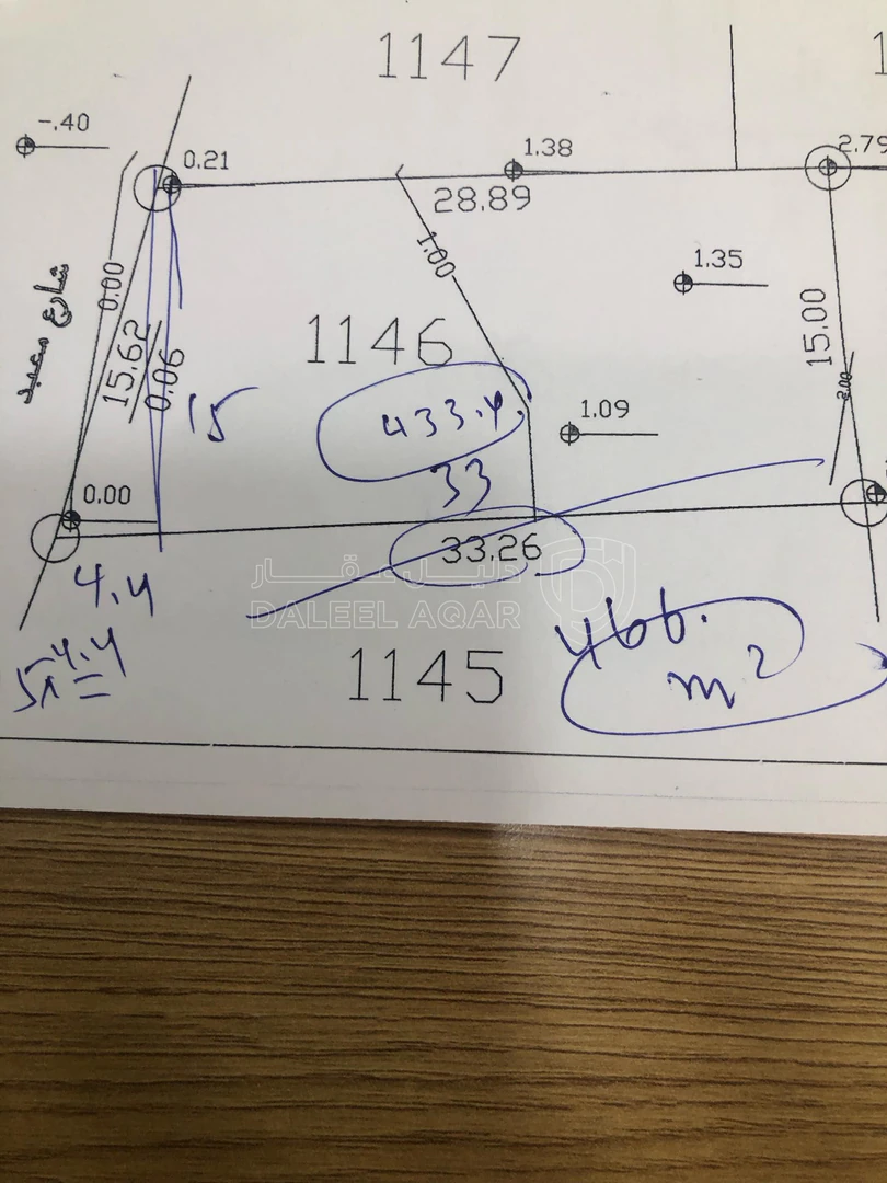 أرض في جنوب عمان عرقوب النعام حوض ١٢ قريه القسطل قطعه١١٤٦ - 45,000 دأ - صورة 1