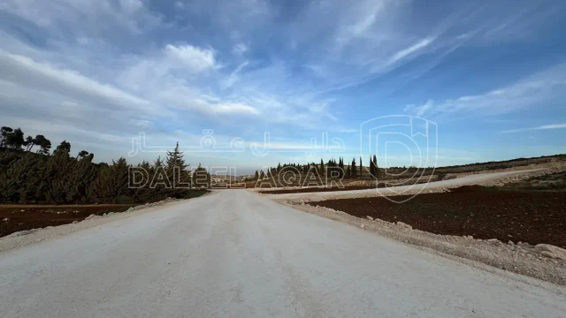 أرض في بلعاس - يبعد 6 دقائق عن طريق المطار  - 185,000 دأ - صورة 1