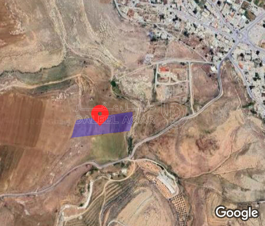 أرض في الكرك الثنية الطريق المؤدي إلى مدرسة الملك عبدالله - 45,000 دأ - صورة 1