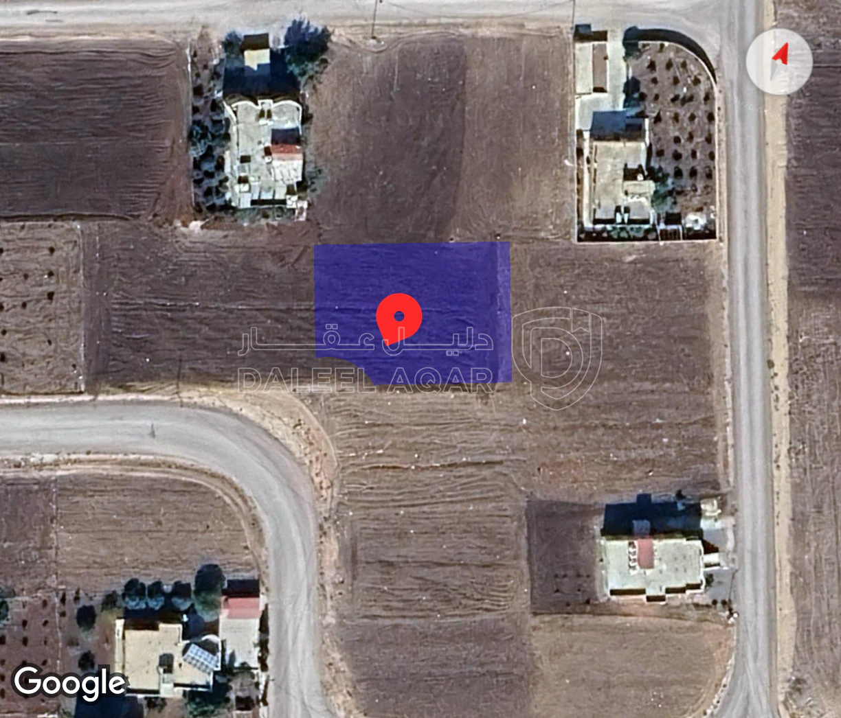 أرض في قطعة ارض في المسرب الجنوبي منطقة الصريح الجديدة - 56,000 دأ - صورة 1