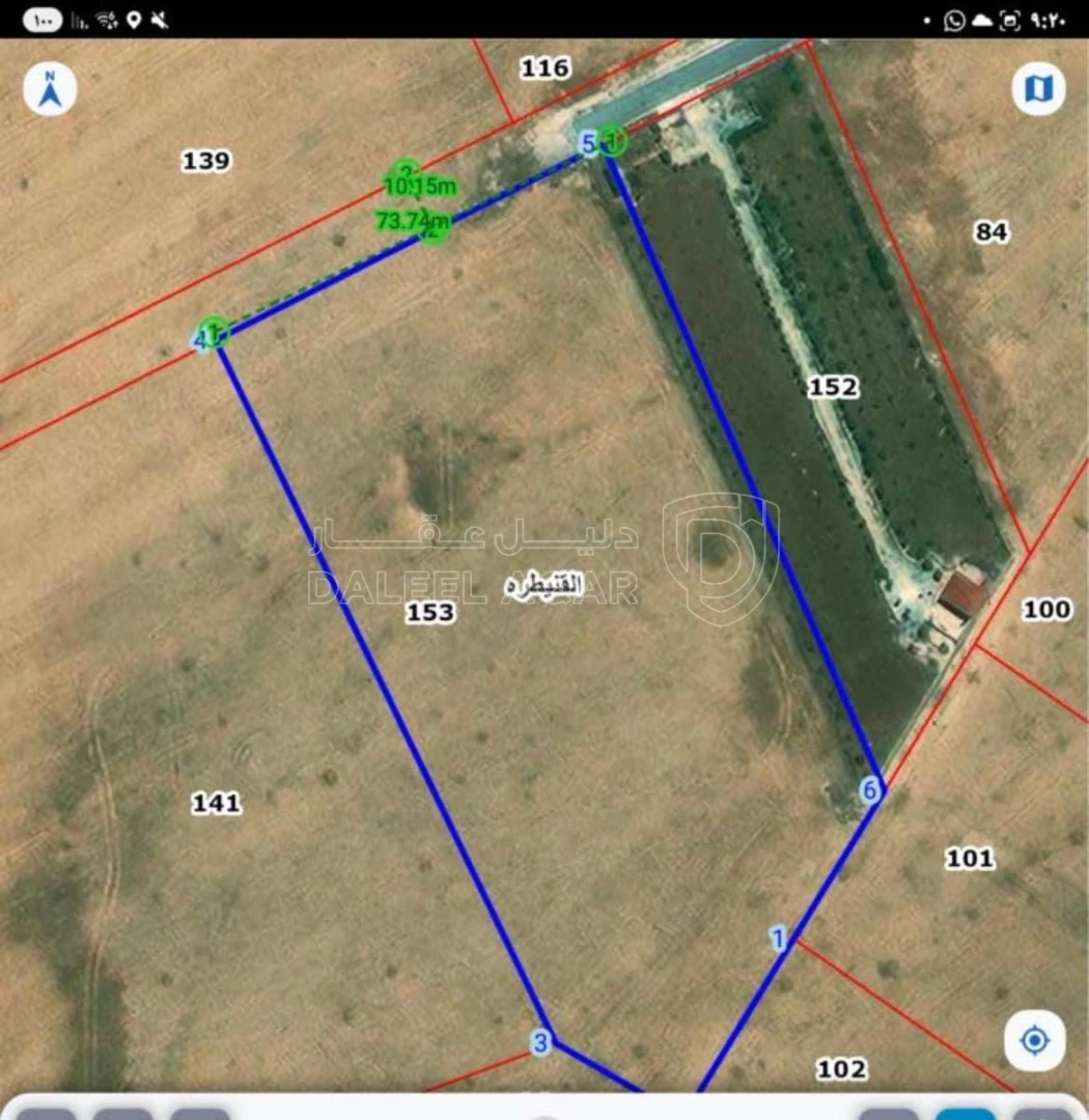 أرض في قطعة ارض مميزه القنيطره مطلة  - 550,000 دأ - صورة 1