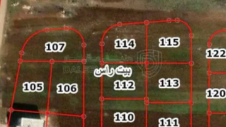 أرض - قطعة ارض للبيع منطقة بيت رأس  - 16000 دأ