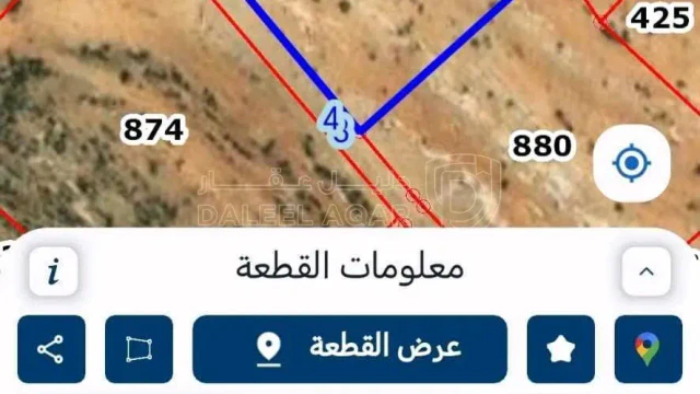 أرض في نادرة - 19,000 دأ - صورة 1