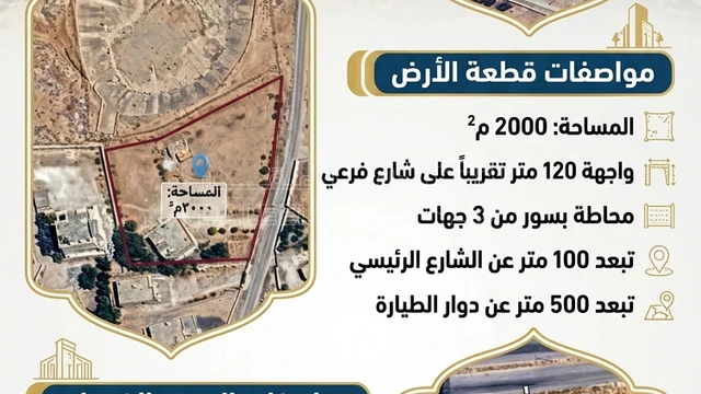 فيلا/منزل في أرض مع بيت مستقل في المفرق - صبحا - 60,000 دأ - صورة 1