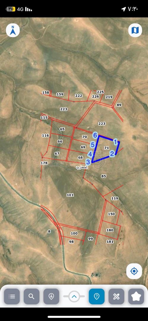 أرض في ١٦ دنم في المحارب قريبة من الخدمات - 32,000 دأ - صورة 1